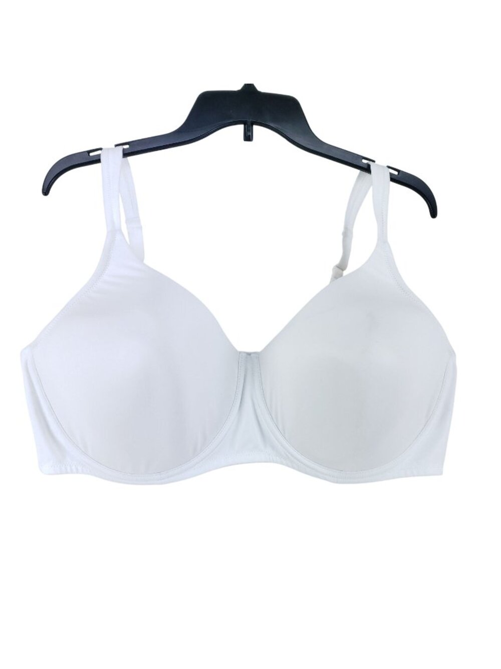 Leading Lady Seamless Full Figure 46DD Padded Underwire T-Shirt Bra White